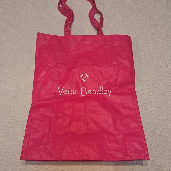 Vera Bradley Bags Vera Bradley Pink Shopping Bag Tote Gift Bag